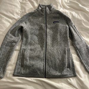 Birch White (Grey) Patagonia Women's Better Sweater® Fleece Jacket, Size M